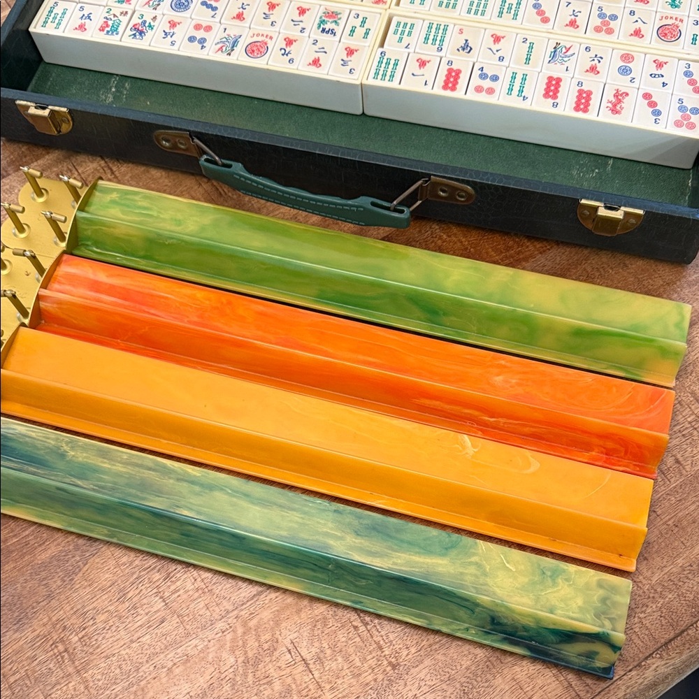 Vintage Crisloid Ma-Jong Set Game - Picture 5 of 9